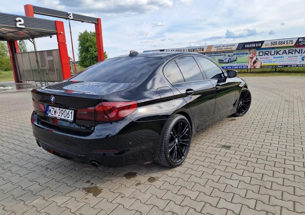 BMW Seria 5 cena 117900 przebieg: 99500, rok produkcji 2017 z Zwoleń małe 326